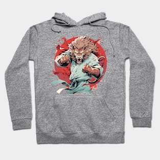 karate lion Hoodie